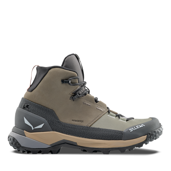 Дамски туристически обувки Salewa Puez Leather Mid PTX Shoes Women Bungee Cord/Onyx