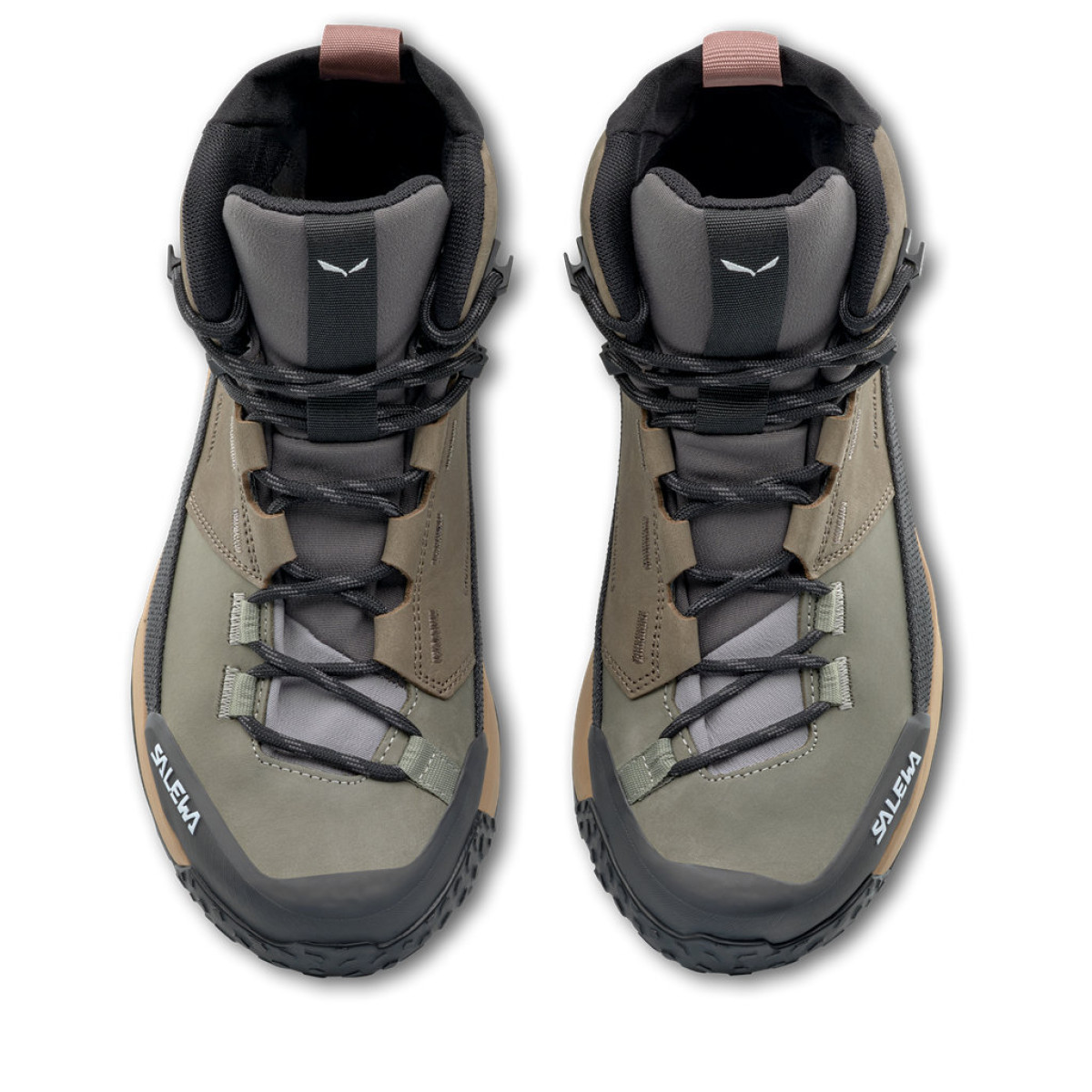 Дамски туристически обувки Salewa Puez Leather Mid PTX Shoes Women Bungee Cord/Onyx