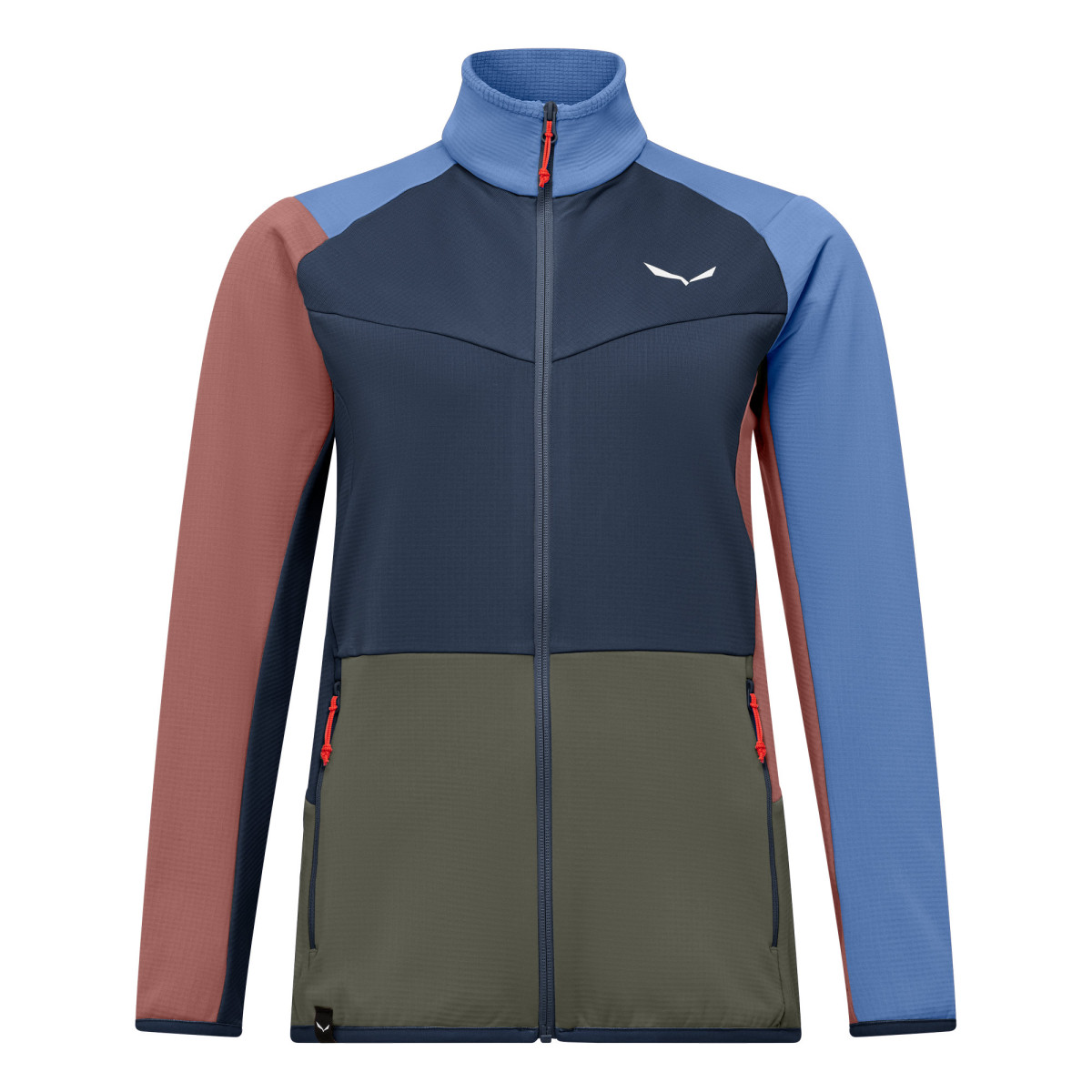 Дамско поларено яке Salewa Puez Cammino Polarlite Jacket Women Blueberry/Multi