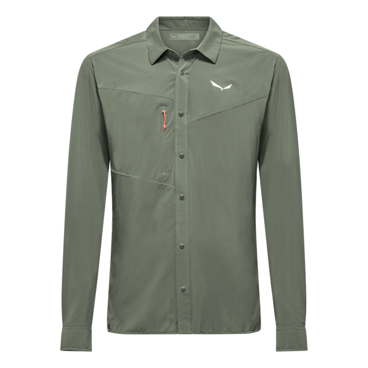 Мъжка риза с дълъг ръкав Salewa Puez Longsleeve Shirt Men Faded Green