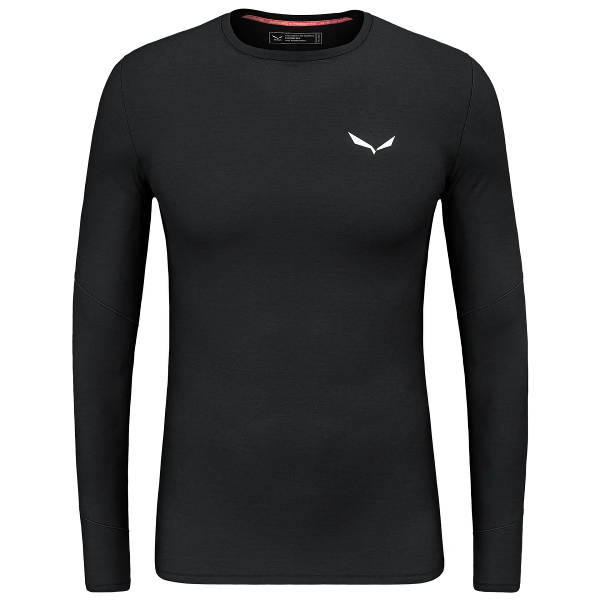 Мъжка термо блуза Salewa Cristallo Warm Alpine Merino Responsive Men Black Out