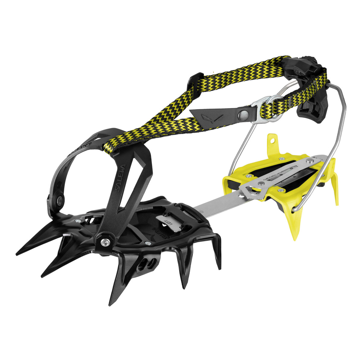 Туристически котки Salewa Alpinist Combi Crampon Black/Yellow