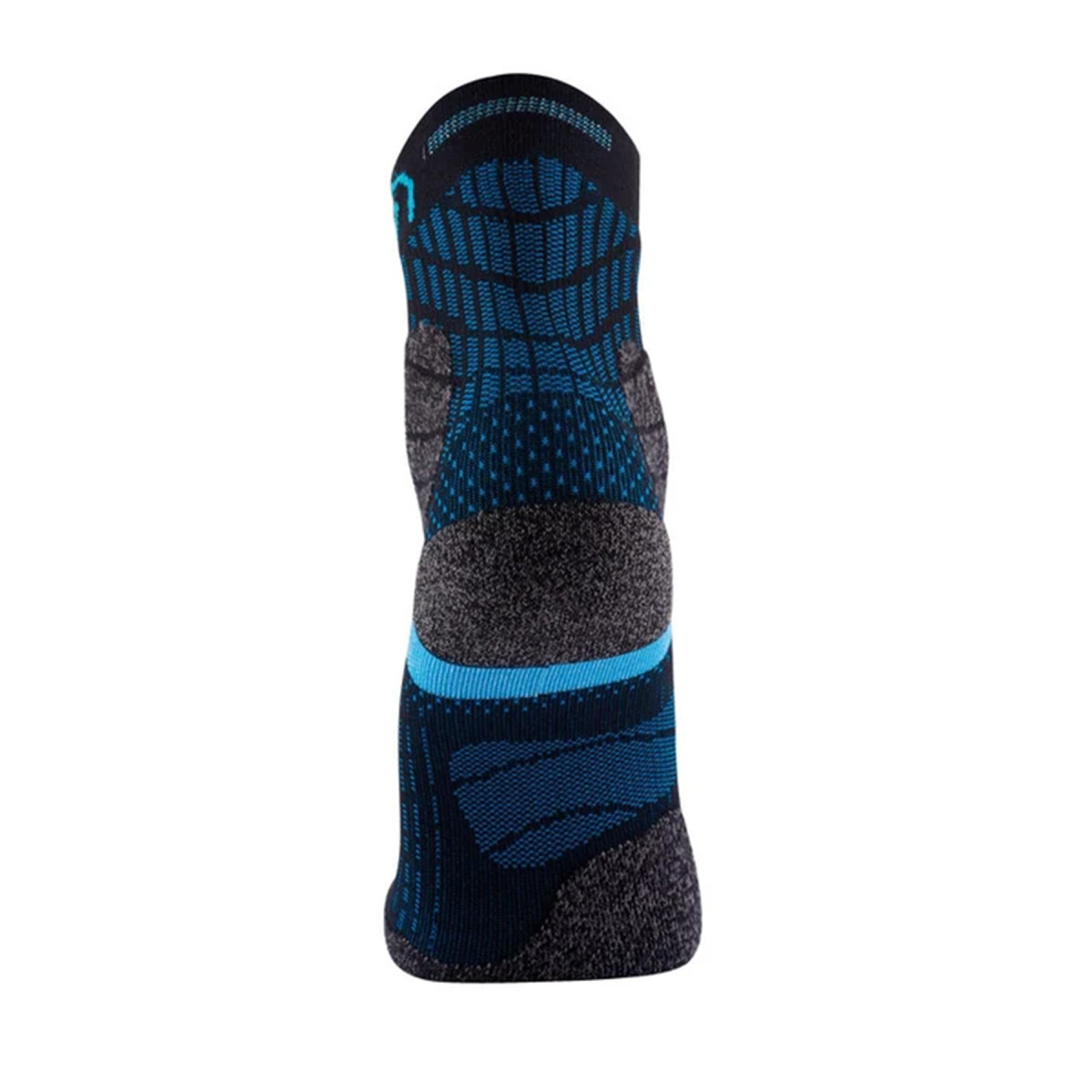 Чорапи за трейл бягане Sidas Trail Double Trail Running Socks Black/Turquoise