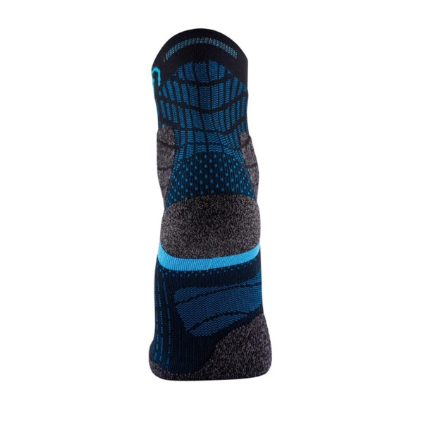 Чорапи за трейл бягане Sidas Trail Double Trail Running Socks Black/Turquoise