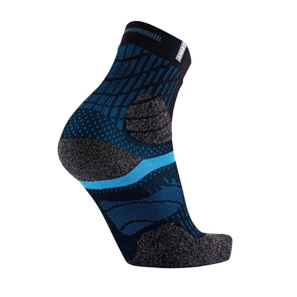 Чорапи за трейл бягане Sidas Trail Double Trail Running Socks Black/Turquoise