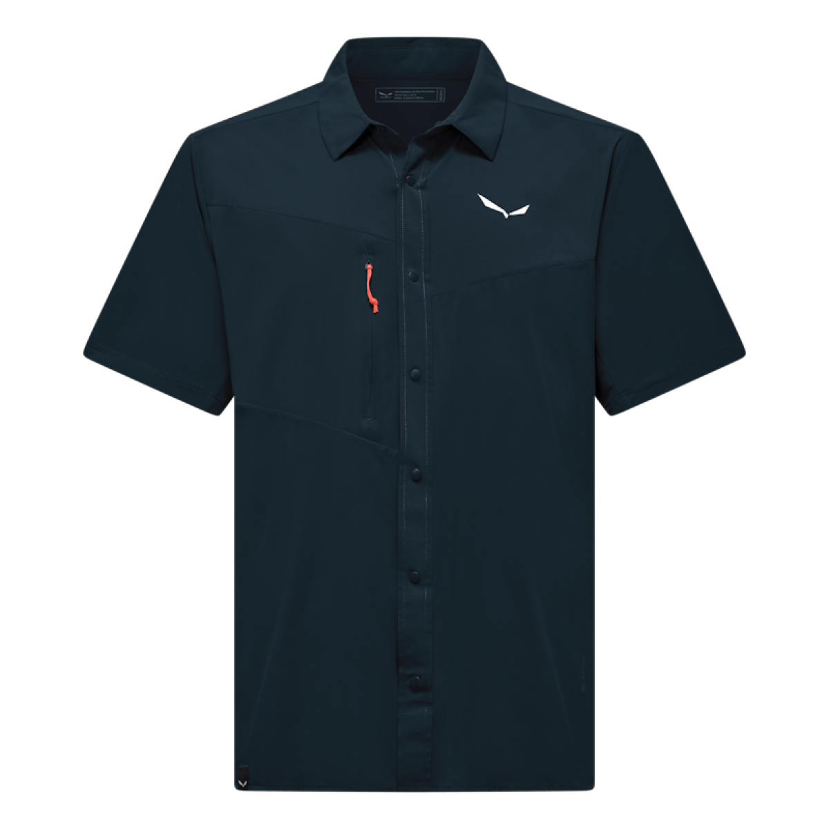 Мъжка риза с къс ръкав Salewa Puez Shortsleeve Shirt Men Blueberry