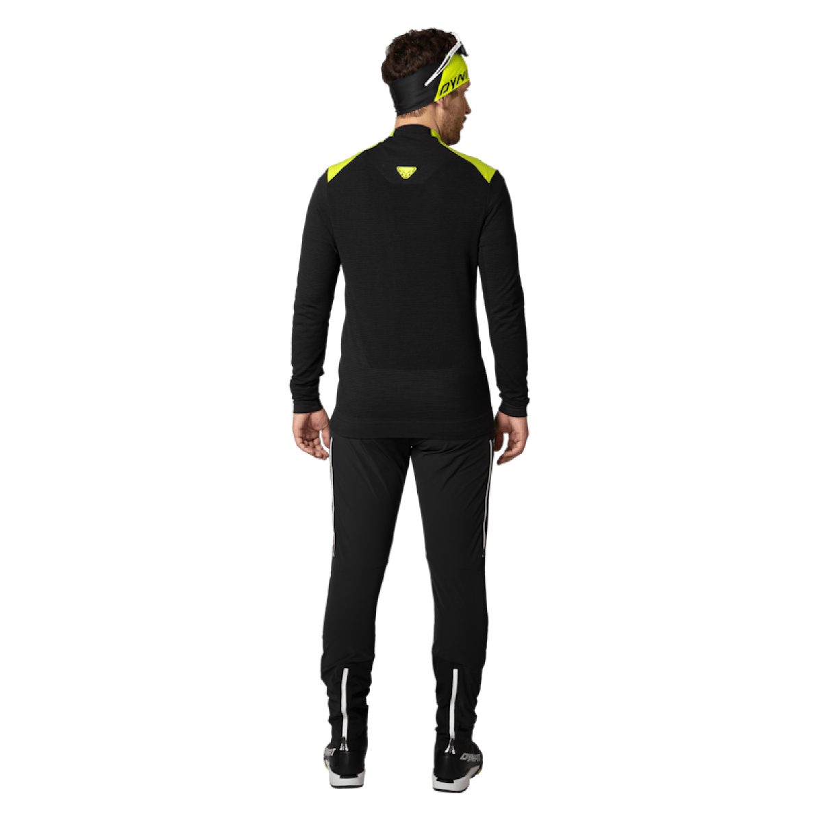 Мъжка туристическа тениска Dynafit Elevation Longsleeve Men Lime Punch