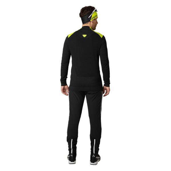 Мъжка туристическа тениска Dynafit Elevation Longsleeve Men Lime Punch