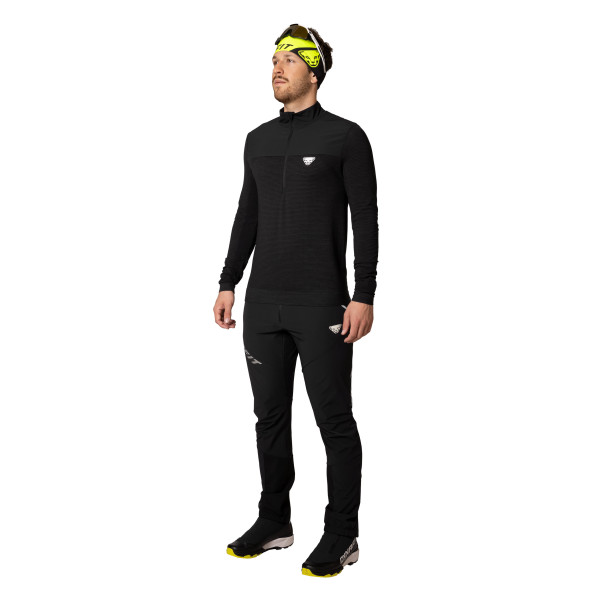 Мъжка туристическа тениска Dynafit Elevation Longsleeve Men Black Out