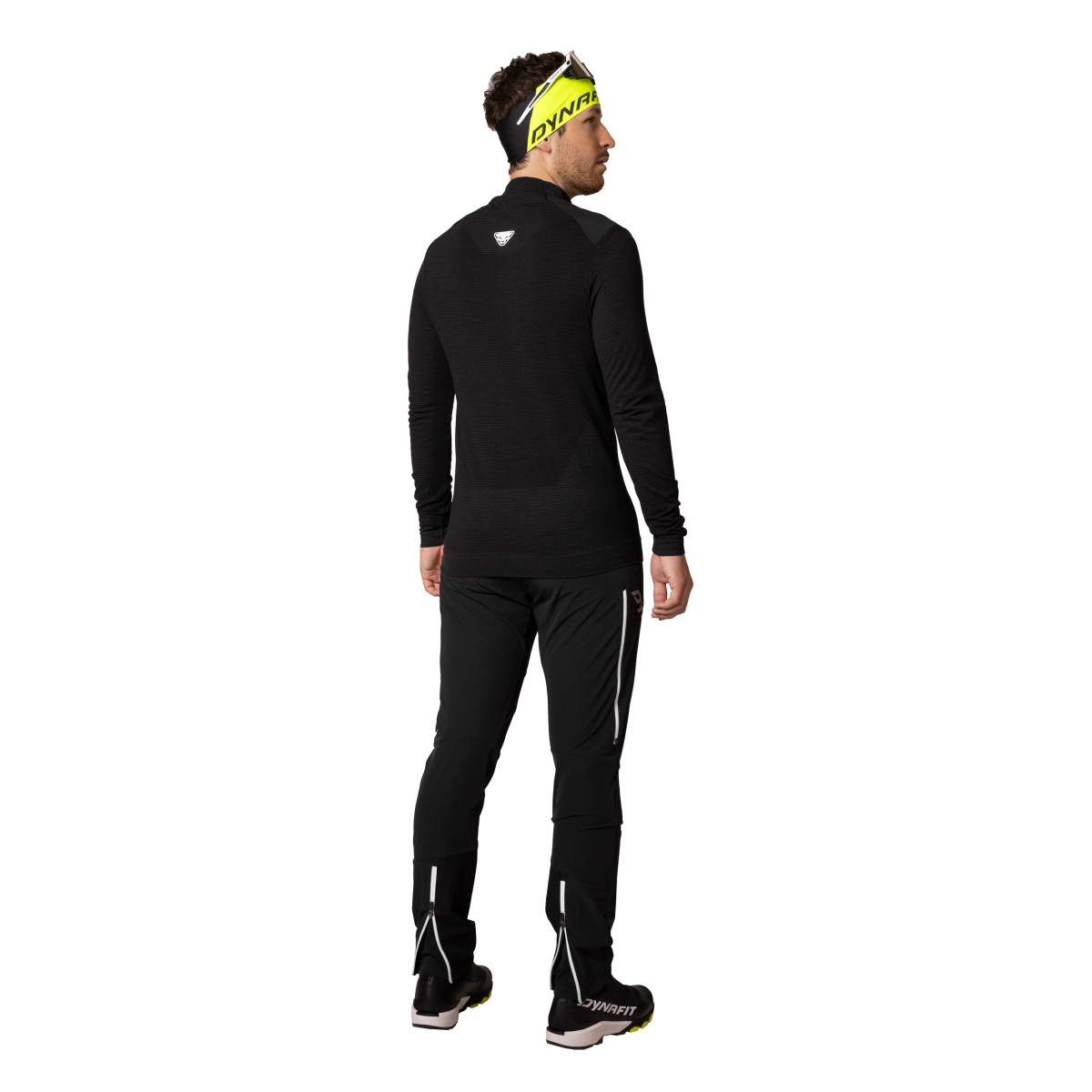 Мъжка туристическа тениска Dynafit Elevation Longsleeve Men Black Out