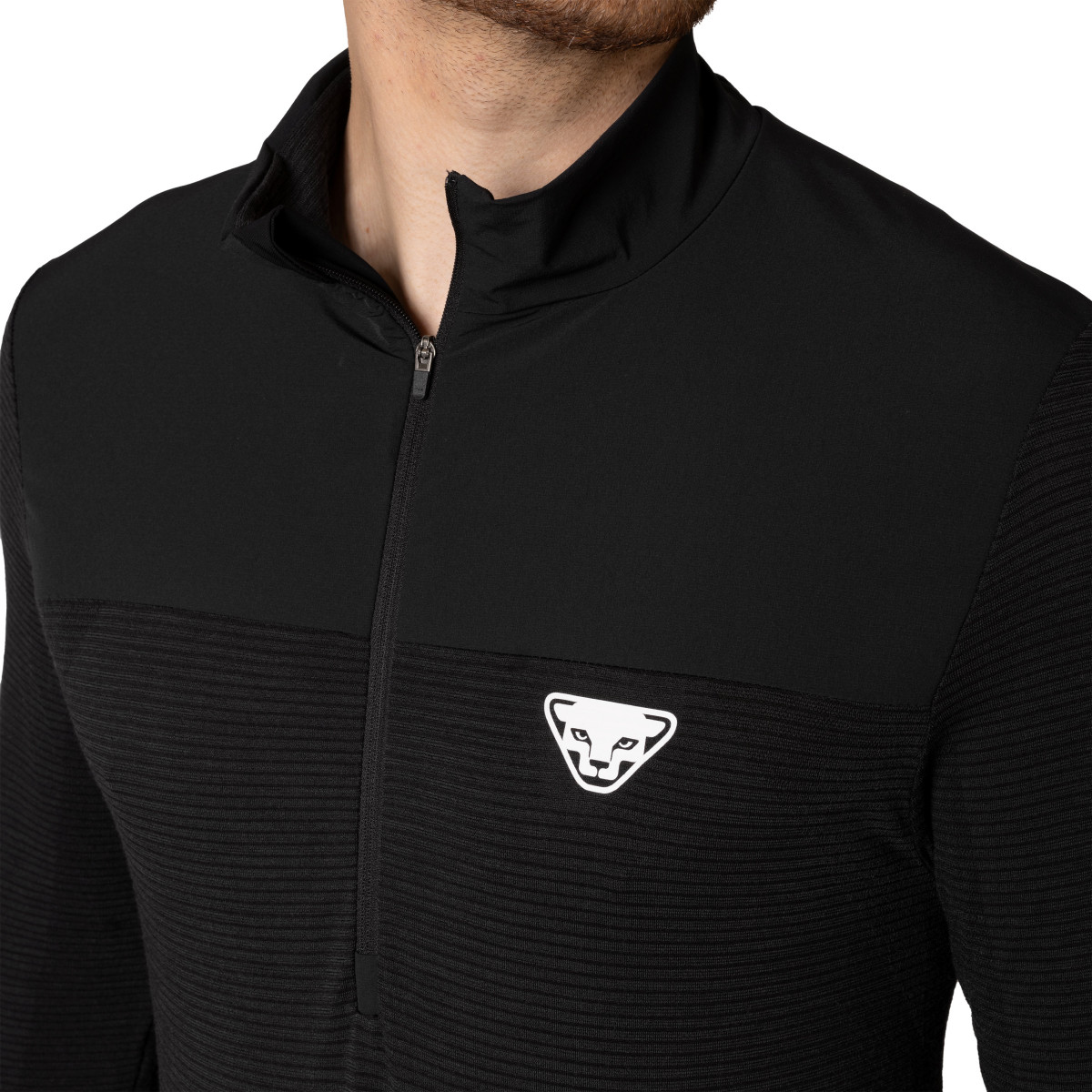 Мъжка туристическа тениска Dynafit Elevation Longsleeve Men Black Out