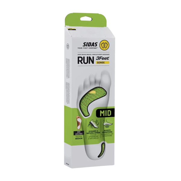 Стелки за бягане Sidas 3Feet Run Sense Mid Running Insoles
