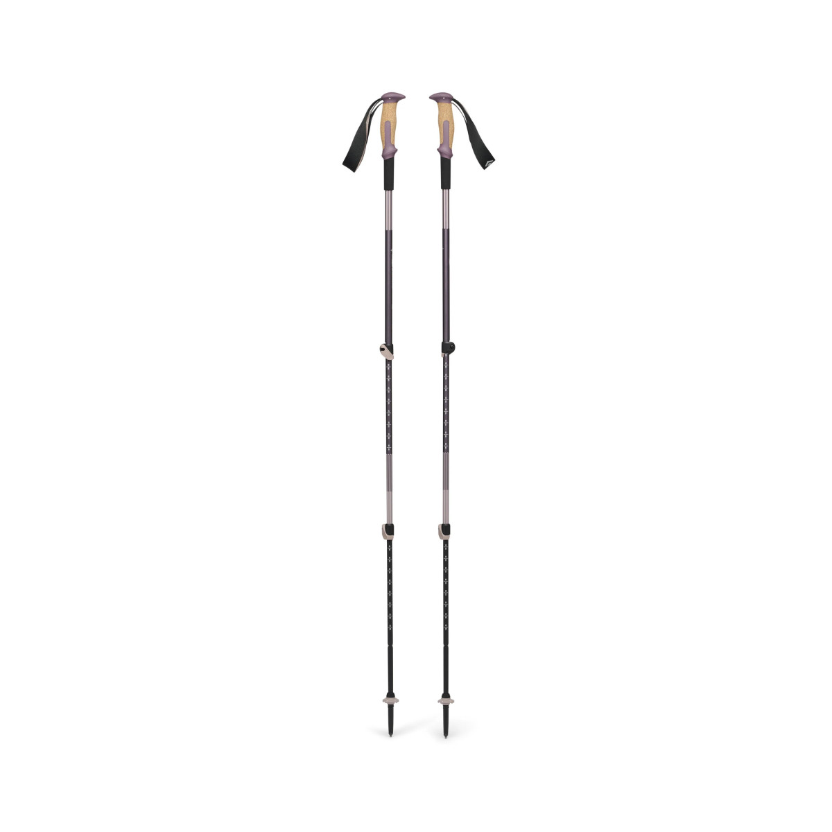 Телескопични трекинг щеки Black Diamond Trail Vista Shock Trek Poles Dark Mauve