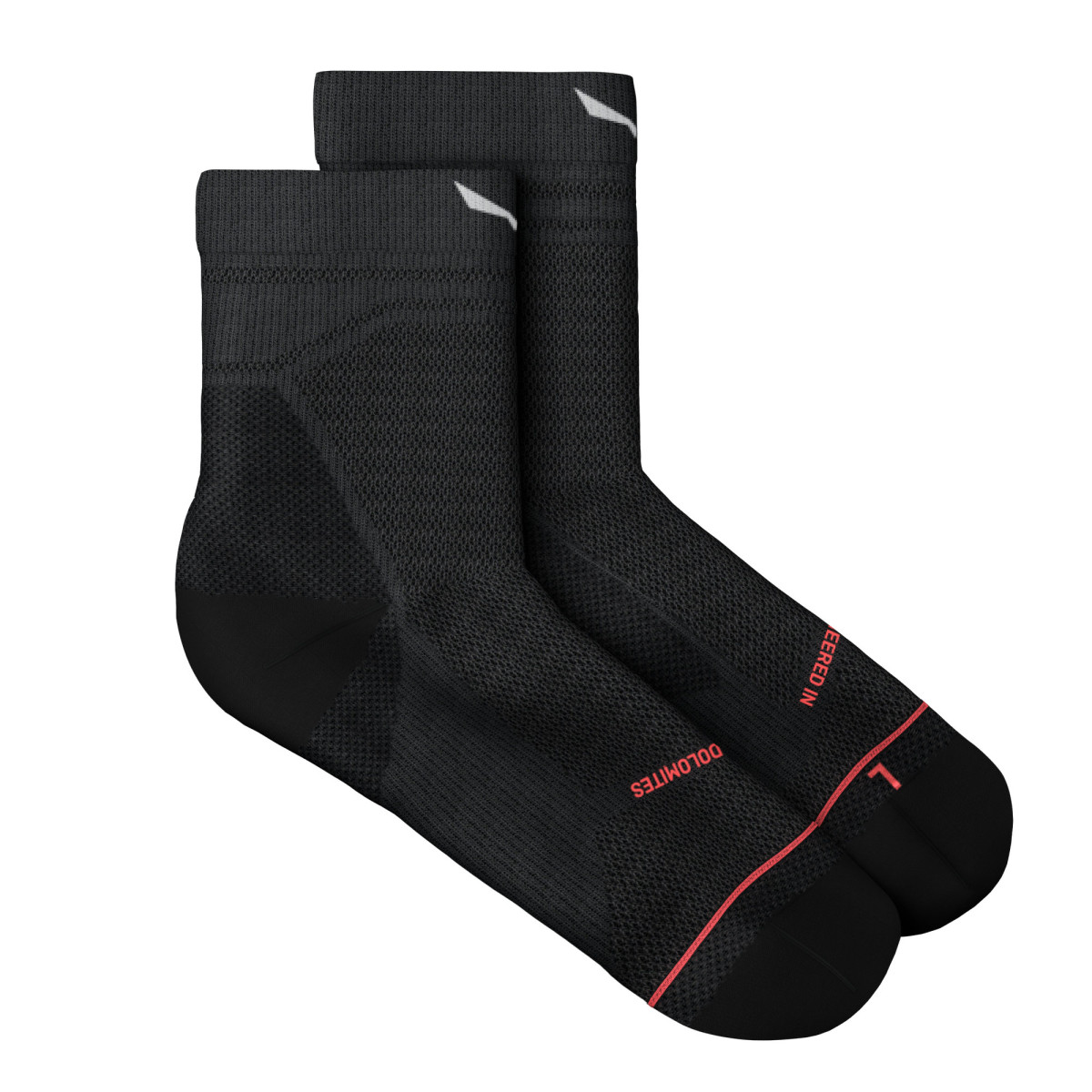Мъжки туристически чорапи Salewa Eagle Light Quarter Socks Men Onyx