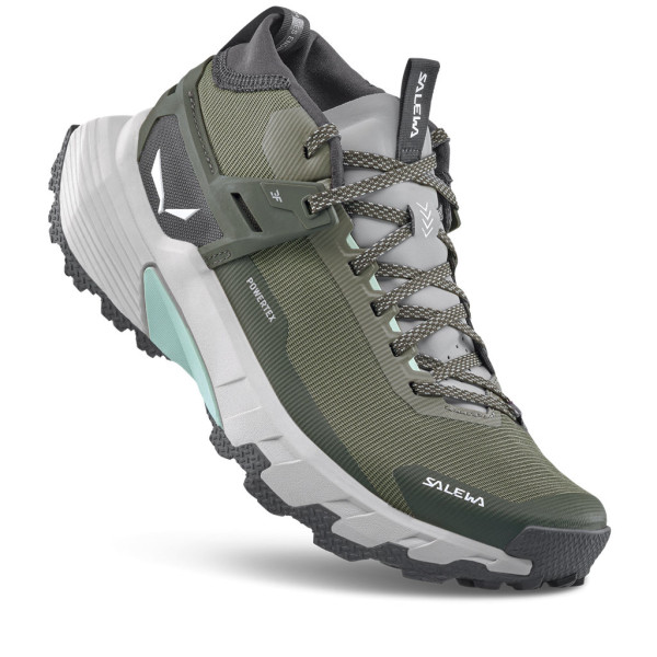 Дамски туристически обувки Salewa Pedroc 2 Mid Powertex Shoe Women Faded green/Dark Olive