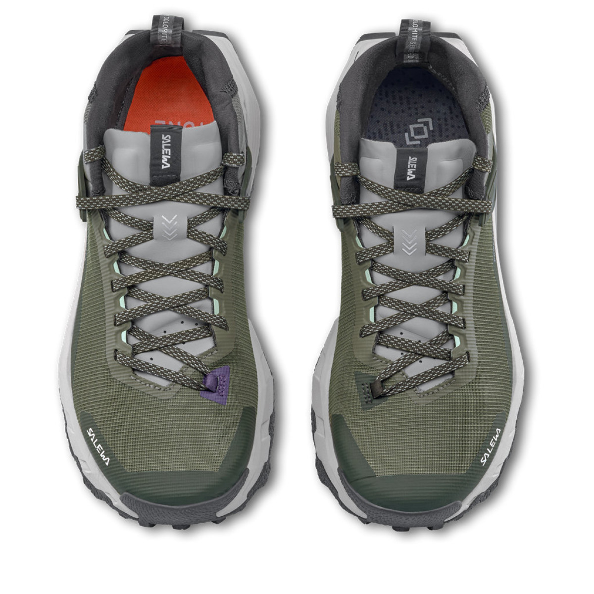 Дамски туристически обувки Salewa Pedroc 2 Mid Powertex Shoe Women Faded green/Dark Olive