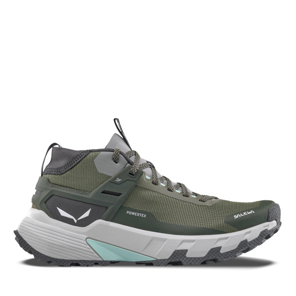 Дамски туристически обувки Salewa Pedroc 2 Mid Powertex Shoe Women Faded green/Dark Olive