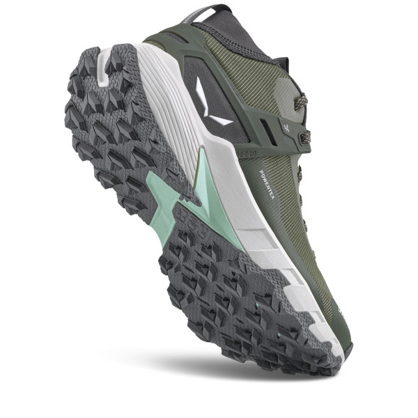 Дамски туристически обувки Salewa Pedroc 2 Mid Powertex Shoe Women Faded green/Dark Olive
