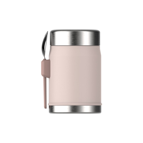 Кутия за храна + прибор Stanley Classic Food Jar + Spork 0.4L Rose Quartz