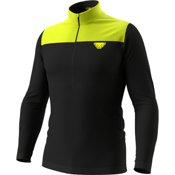 Мъжка туристическа тениска Dynafit Elevation Longsleeve Men Lime Punch