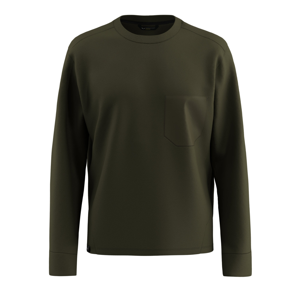 Мъжки суитшърт Salewa Fanes Dry Pullover Men Dark Olive