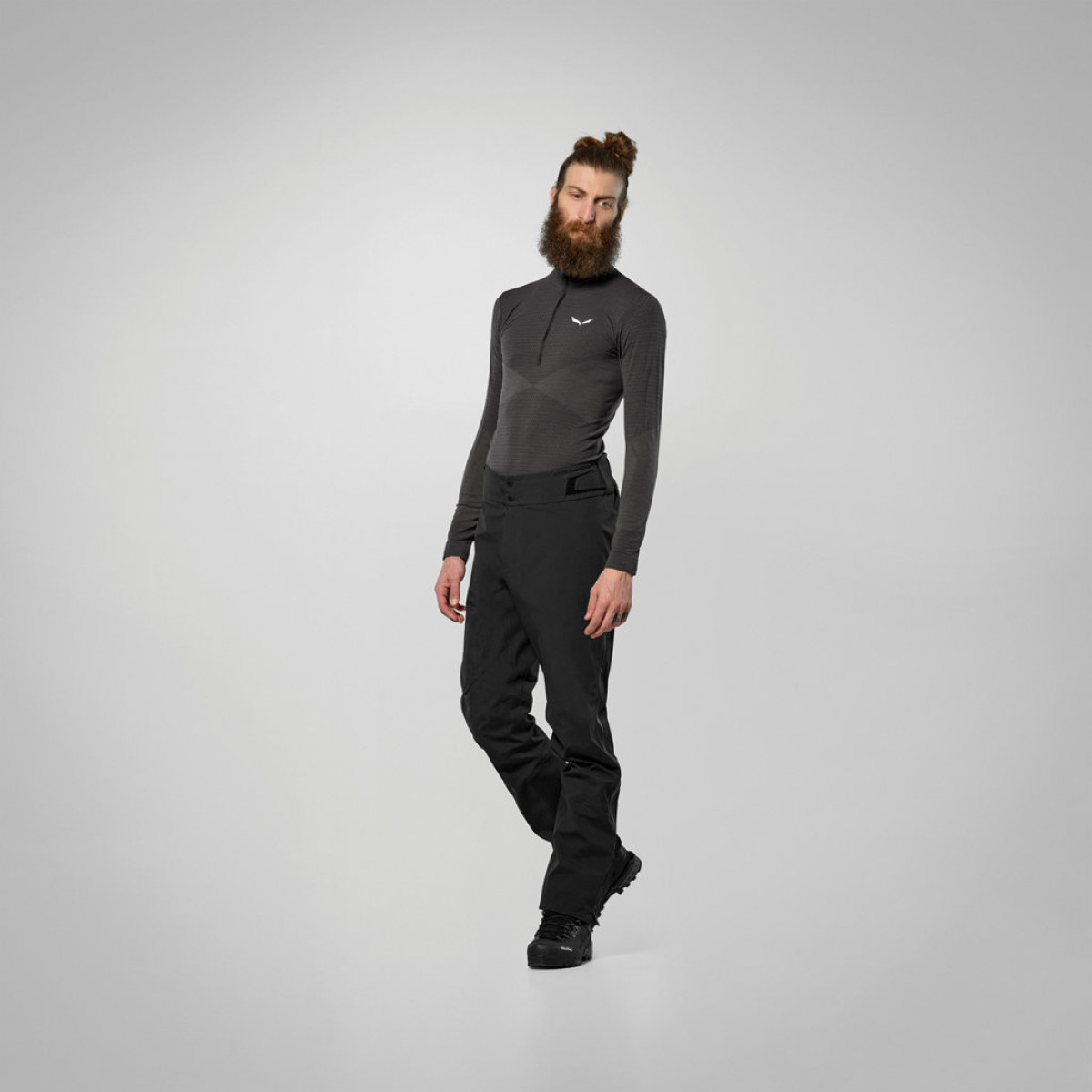 Мъжки туристически панталони Salewa Ortles GTX 3L Epe Pants Men Black Out