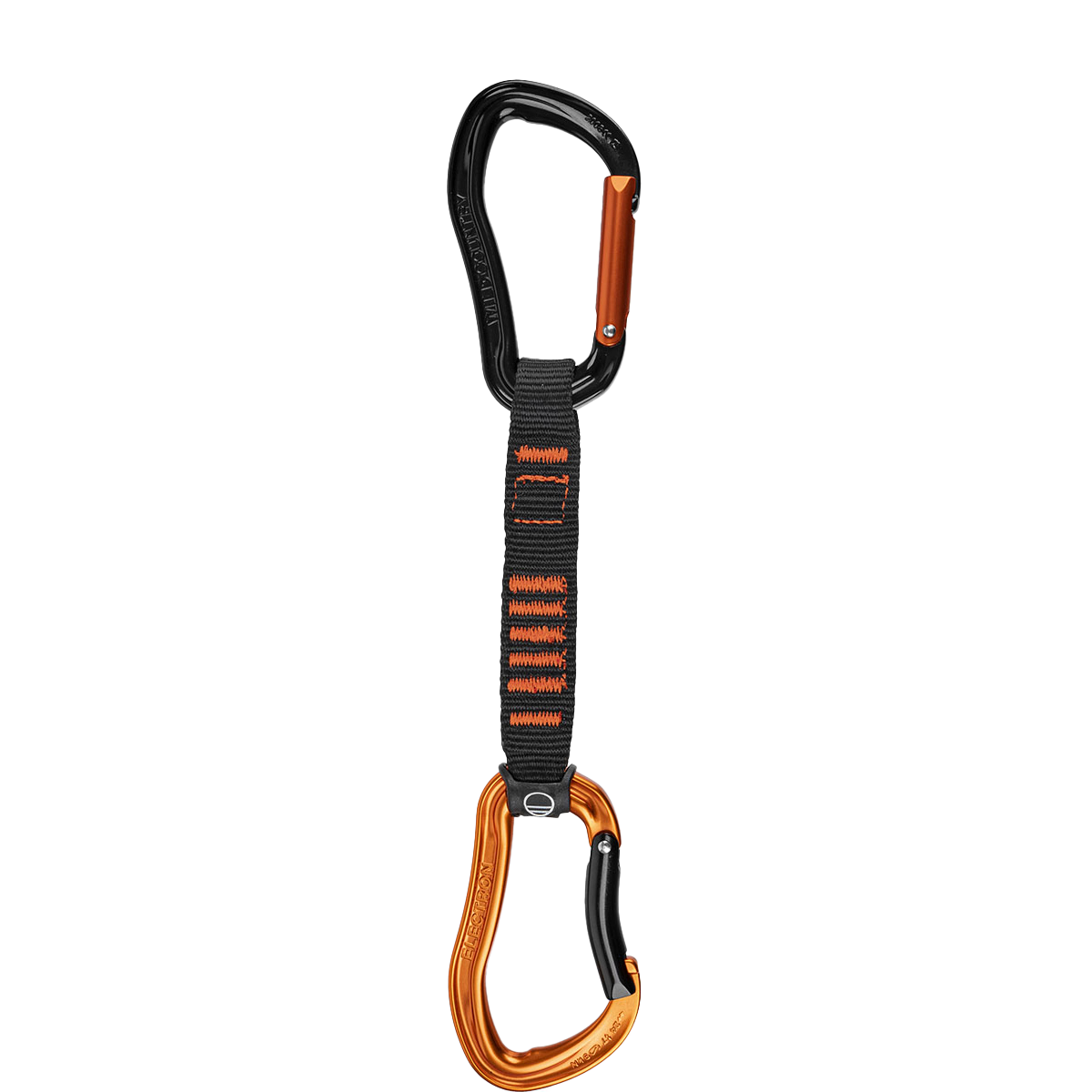 Примка с карабинери Wild Country Electron Sport Quickdraw 17 cm Orange/Black