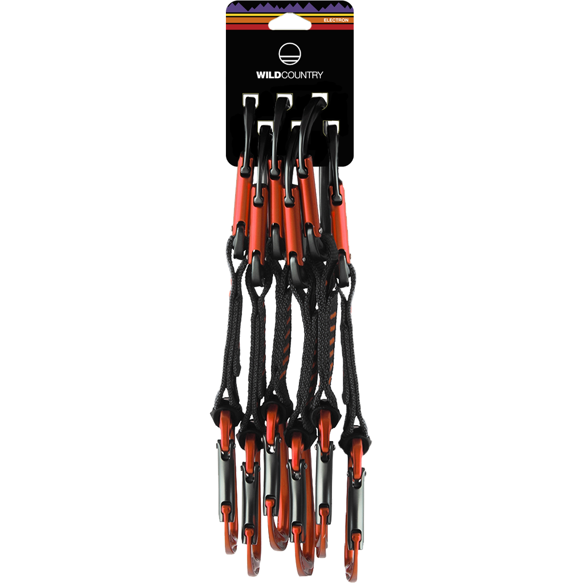 Сет примка с карабинери Wild Country Electron Sport Quickdraw Set Orange/Black