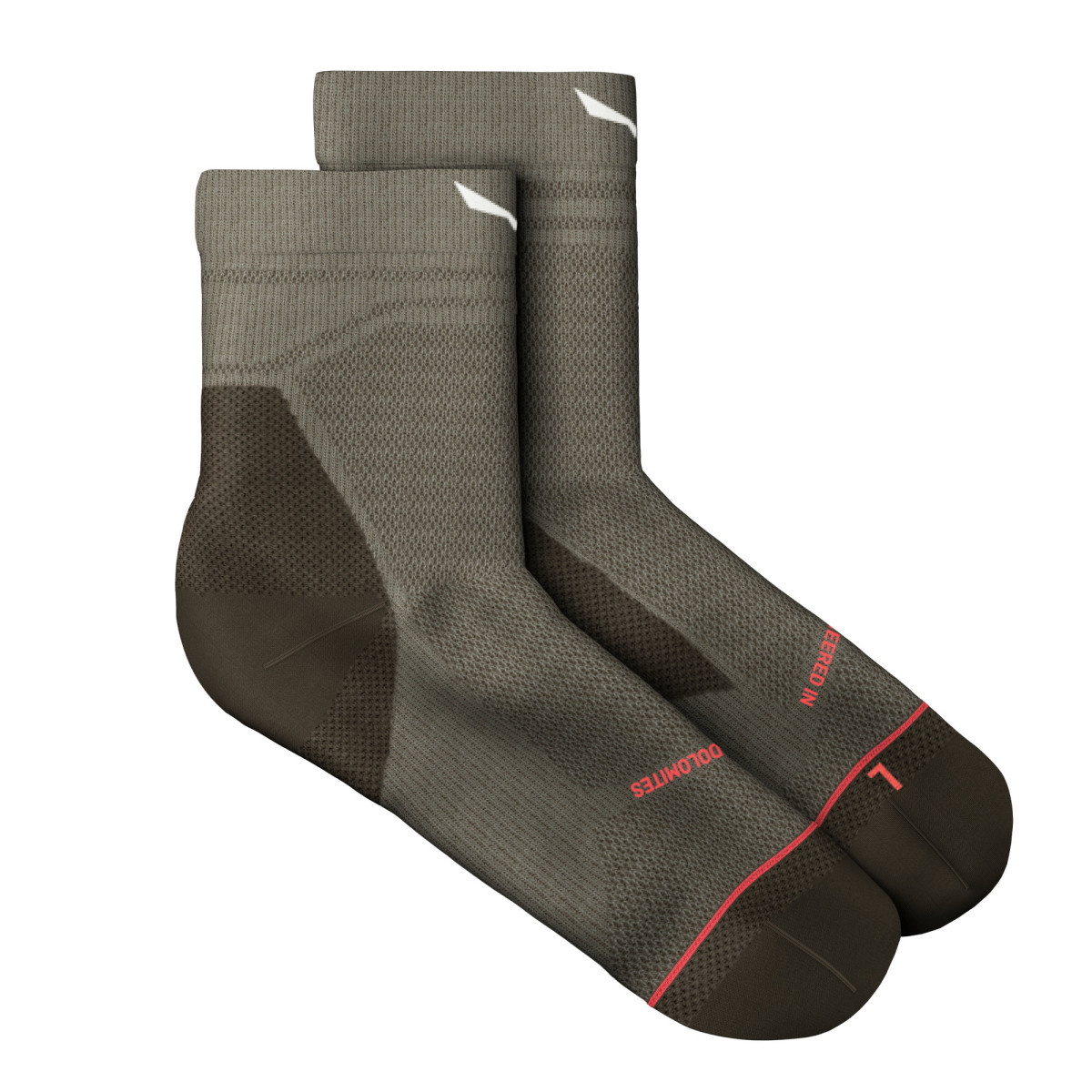 Мъжки туристически чорапи Salewa Eagle Light Quarter Socks Men Quicksand