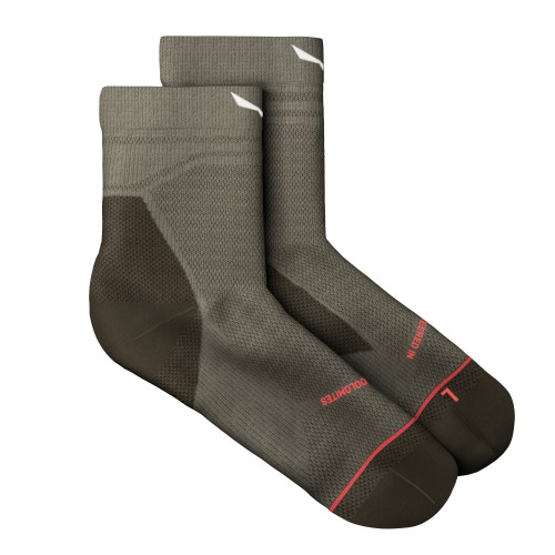 Мъжки туристически чорапи Salewa Eagle Light Quarter Socks Men Quicksand