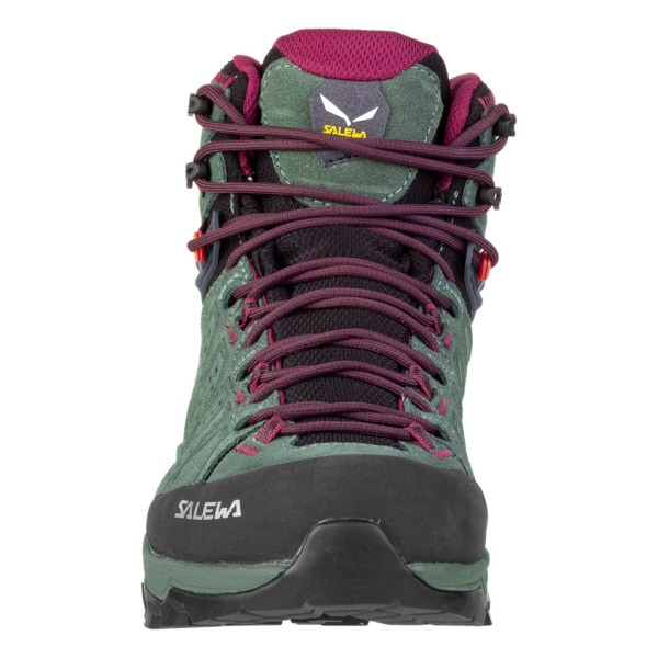 Дамски туристически обувки Salewa Alp Trainer 2 Mid GORE-TEX® Shoes Women Duck Green/Rhododendon