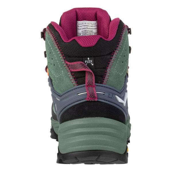 Дамски туристически обувки Salewa Alp Trainer 2 Mid GORE-TEX® Shoes Women Duck Green/Rhododendon