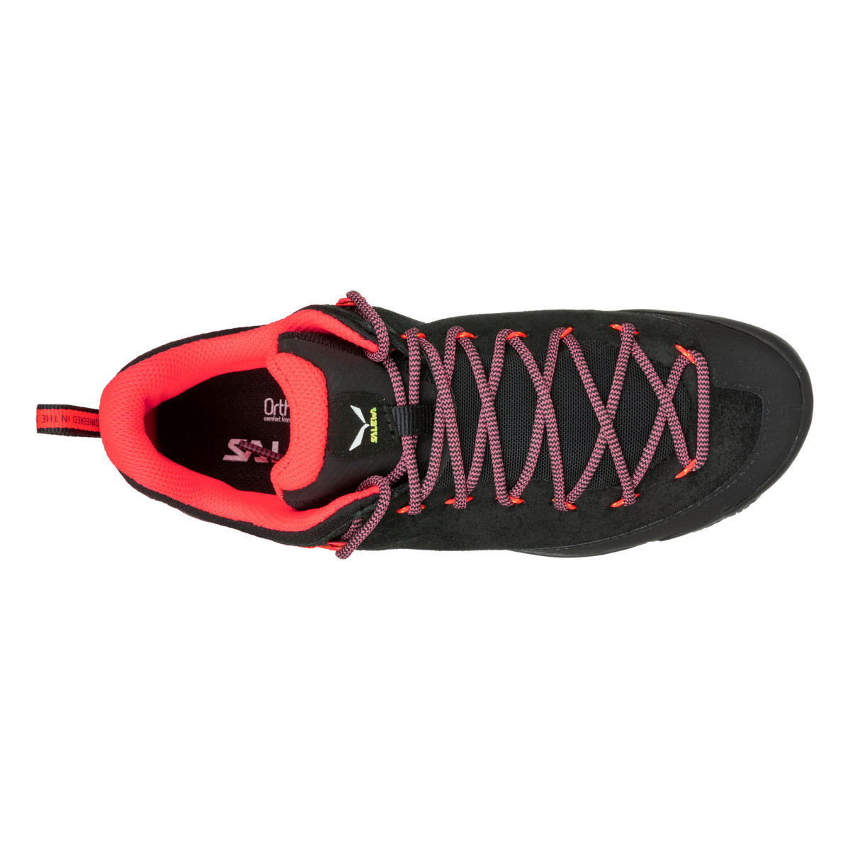Дамски туристически обувки Salewa Wildfire Leather Women Shoe Black Out Melange