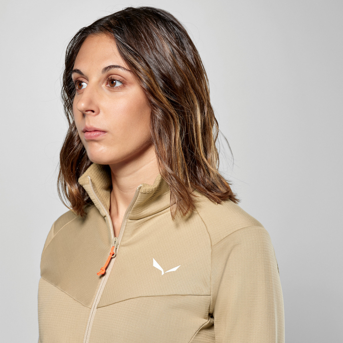 Дамско поларено яке Salewa Puez Cammino Polarlite Jacket Women Quicksand