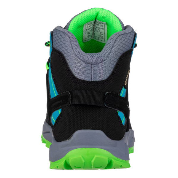 Детски туристически обувки Salewa Junior Alp Trainer Mid GTX Danube/Neon Green