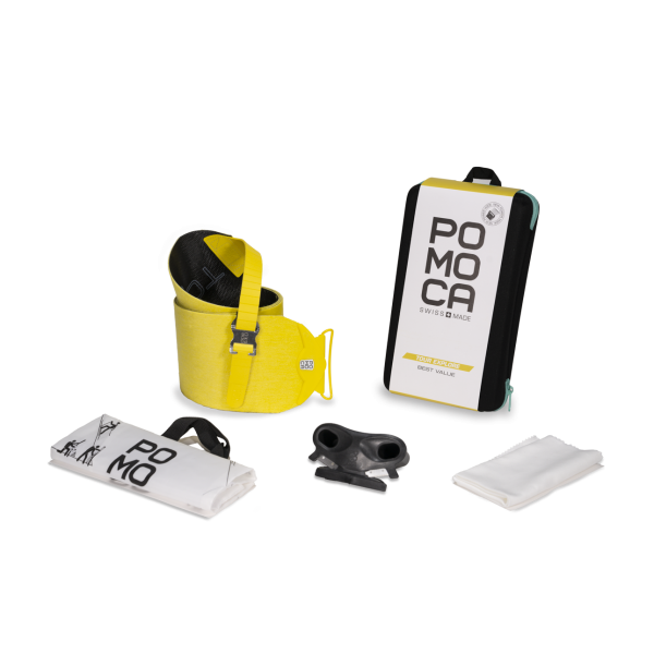 Колани за ски туринг Pomoca Tour Explore r2c 120 mm Ski Skins Yellow