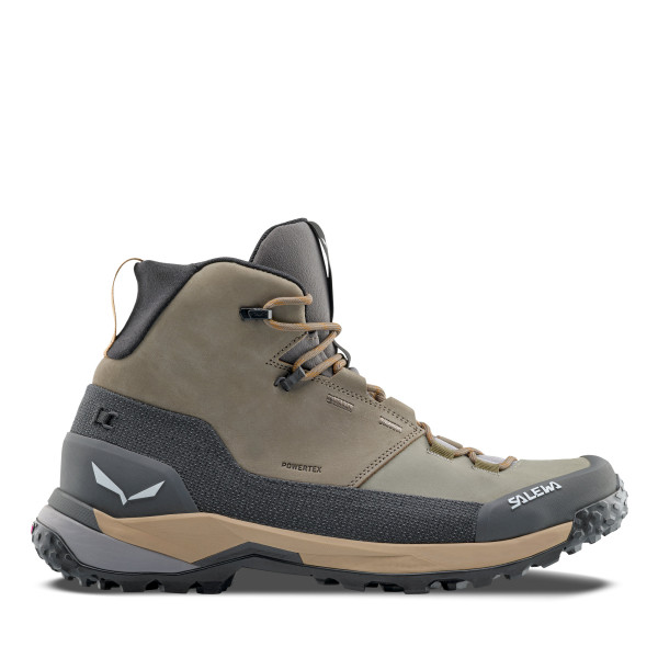 Мъжки туристически обувки Salewa Puez Leather Mid Powertex Shoe Men Bungee Cord/Onyx