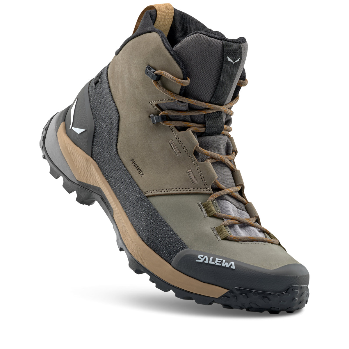 Мъжки туристически обувки Salewa Puez Leather Mid Powertex Shoe Men Bungee Cord/Onyx