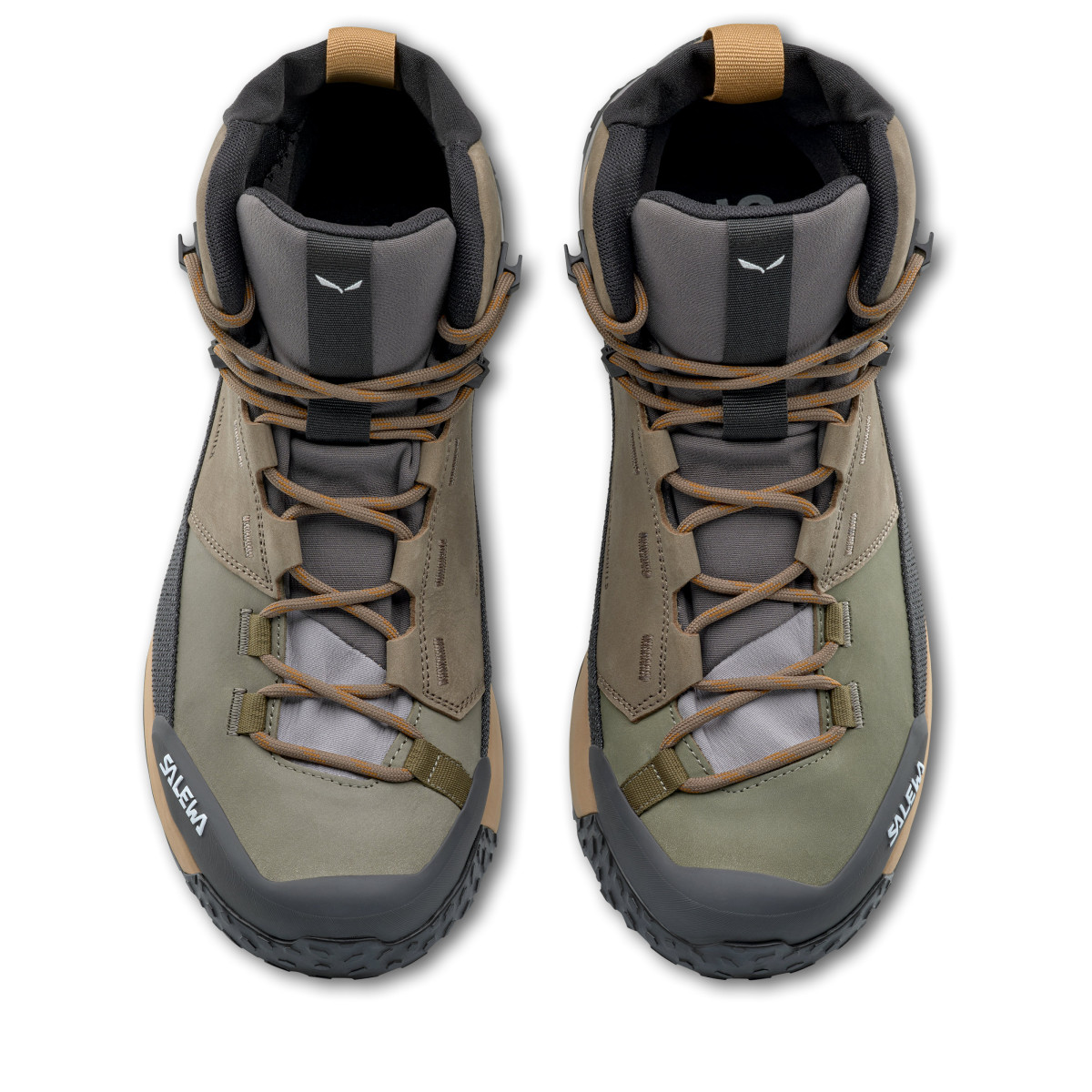 Мъжки туристически обувки Salewa Puez Leather Mid Powertex Shoe Men Bungee Cord/Onyx
