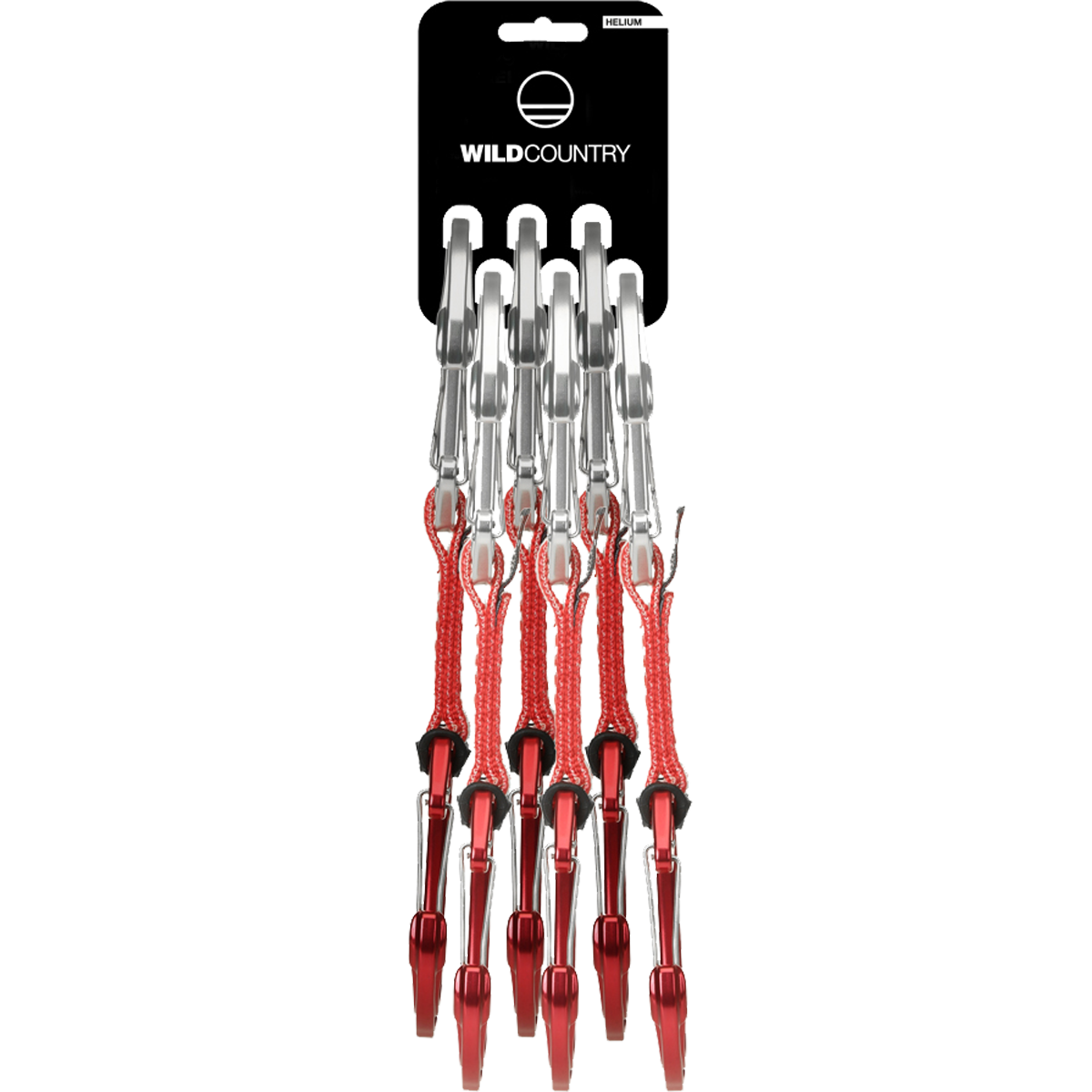 Сет примка с карабинери Wild Country Helium 3.0 Quickdraw Set Red