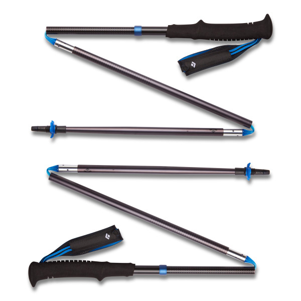 Сгъваеми алуминиеви щеки Black Diamond 130 Distance Z Poles Pewter