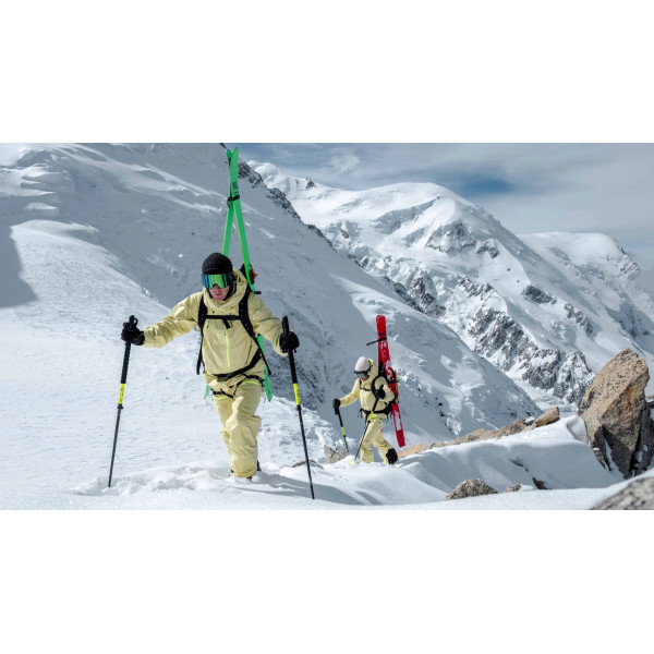 Ски щеки Black Crows Duos Freebird Poles Black/Yellow