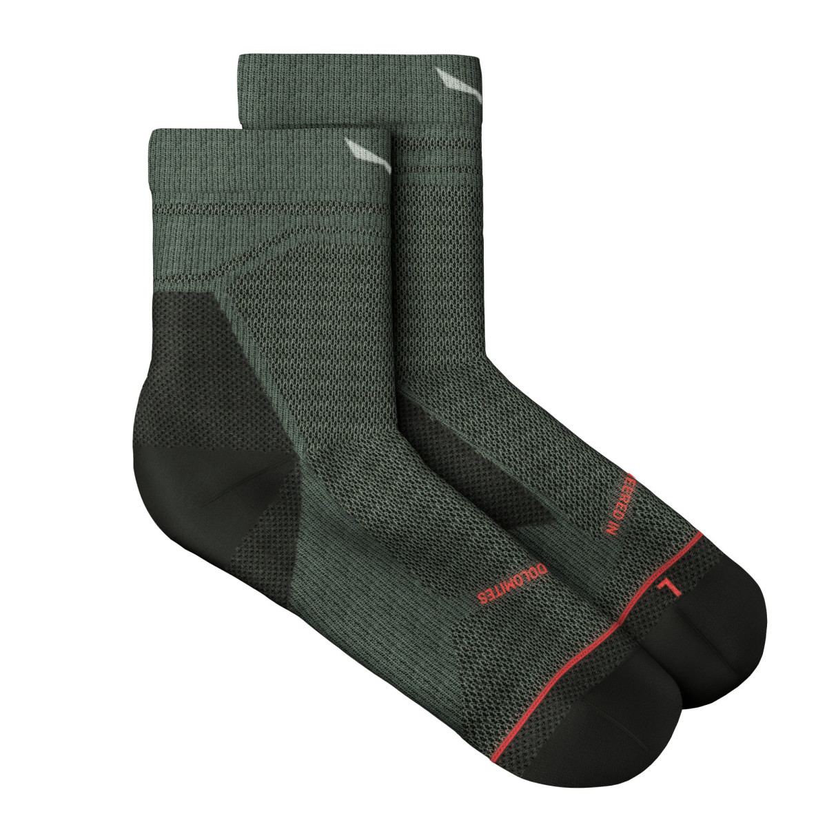 Мъжки туристически чорапи Salewa Eagle Light Quarter Socks Men Shadow