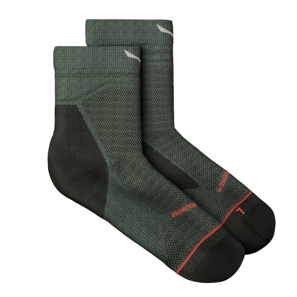 Мъжки туристически чорапи Salewa Eagle Light Quarter Socks Men Shadow