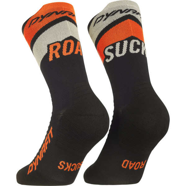 Чорапи за бягане Dynafit Ultra Crew Black/Ultra Orange