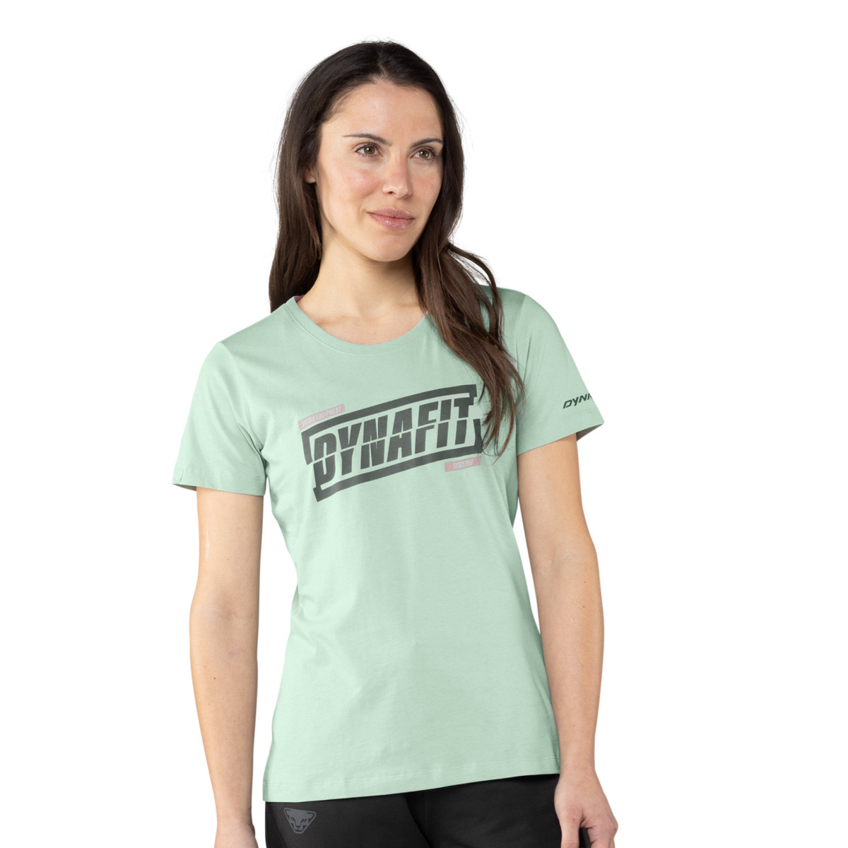 Дамска туристическа тениска Dynafit Graphic Cotton T-Shirt Women Jadelite