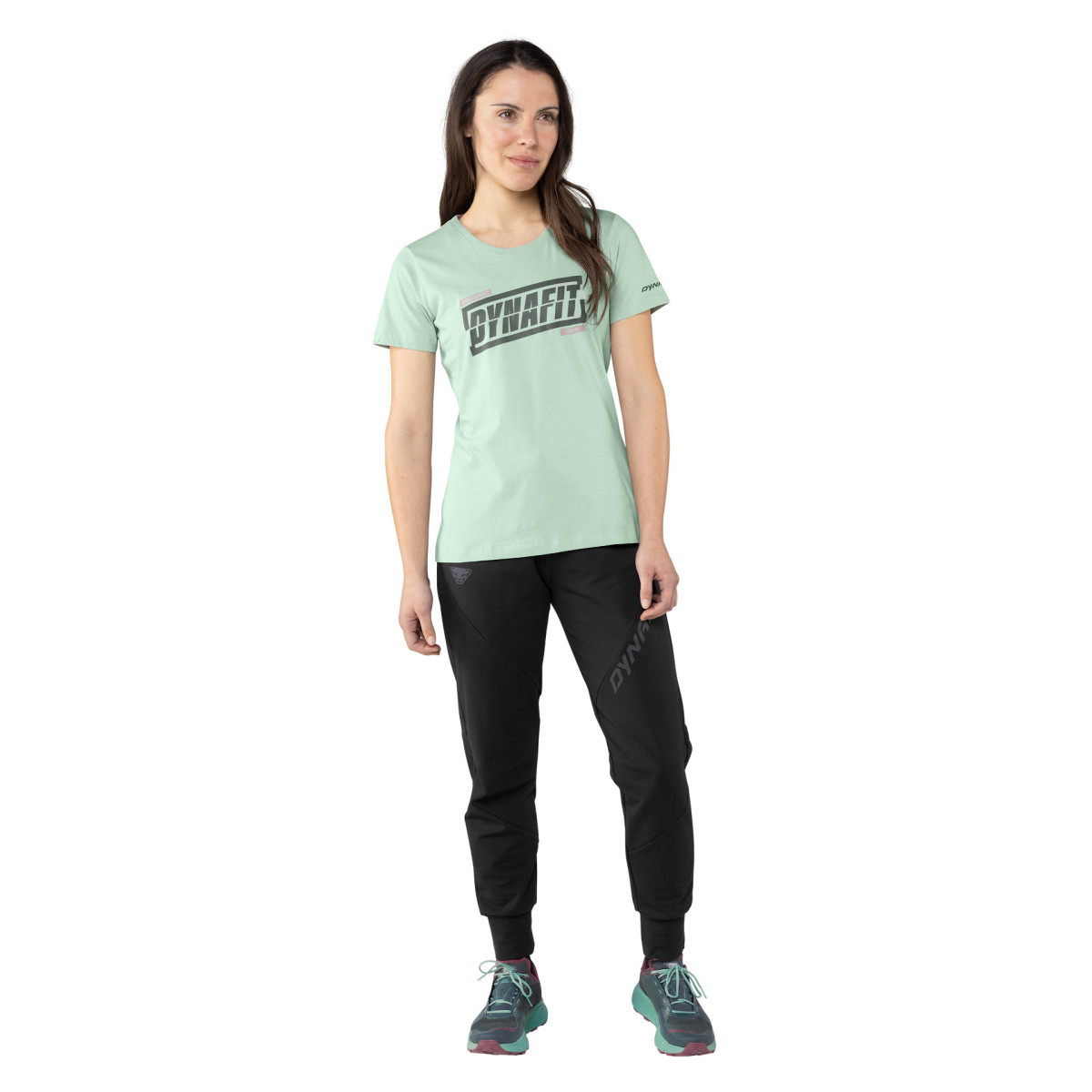 Дамска туристическа тениска Dynafit Graphic Cotton T-Shirt Women Jadelite