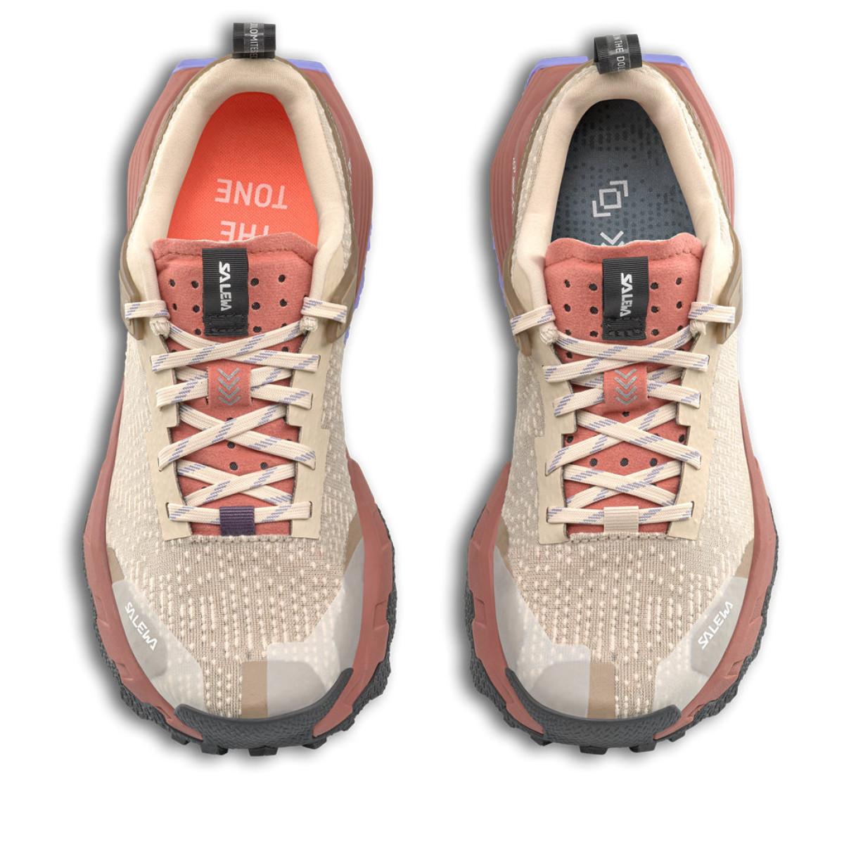 Дамски туристически обувки Salewa Pedroc 2 Shoe Women Oatmeal/Etruscan Red