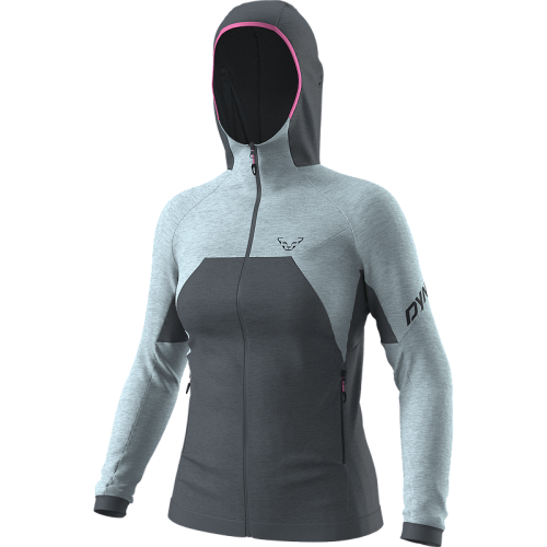 Дамско поларено яке Dynafit Tour Wool Thermal Hooded Jacket Women Cloud Blue