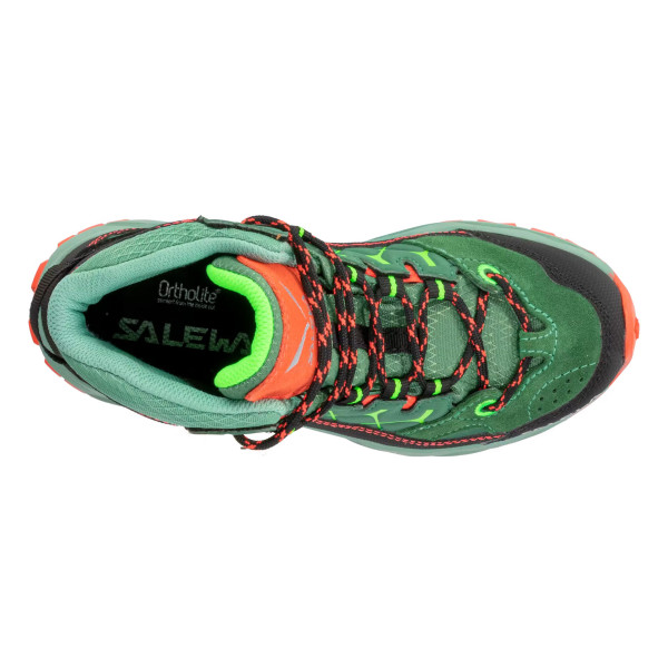 Детски туристически обувки Salewa Junior Alp Trainer Mid GTX Dark Green/Pink